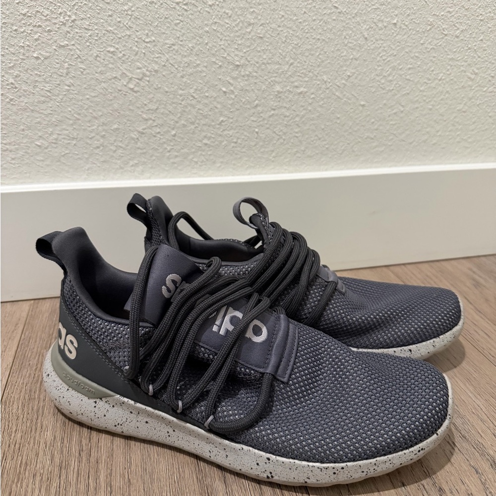 Men’s Adidas Charcoal Sneakers with Speckled Sole